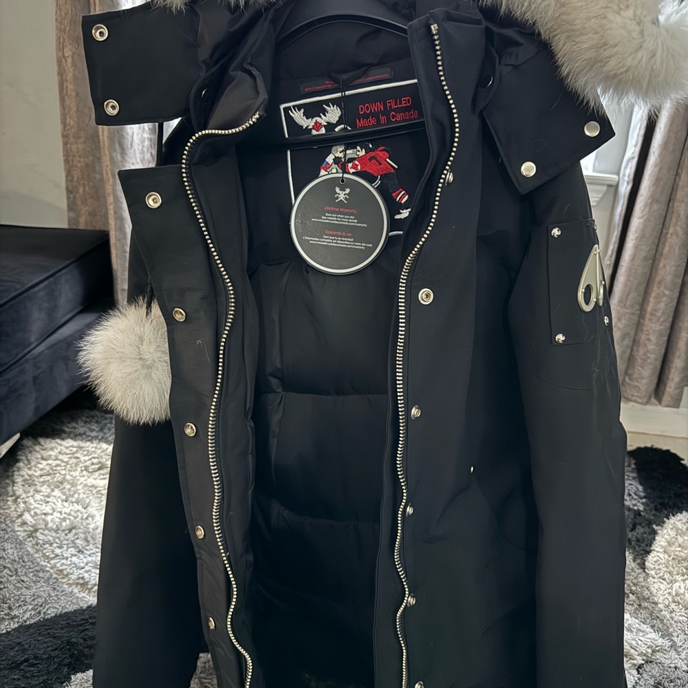 Moose Knuckles, parka stirling- Black/Natural